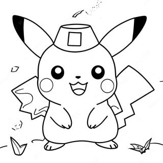 Pagina Para Colorir Do Pikachu Encantador Do Pokemon Go 29408-26533