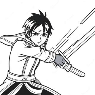 Pagina Para Colorir Do Kirito Em Batalha Epica 29428-26549