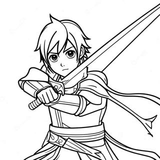 Pagina Para Colorir Do Kirito Em Batalha Epica 29428-26550