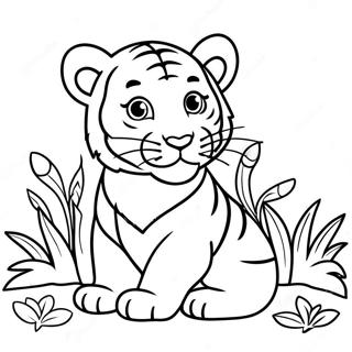 Pagina Para Colorir Do Tigre Bebe 29447-26562