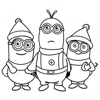 Pagina Para Colorir Dos Minions No Natal 29557-26652