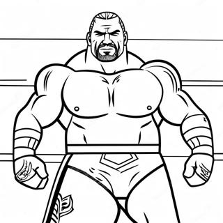 Pagina Para Colorir Da Batalha Epica Dos Lutadores Da Wwe 2959-2400