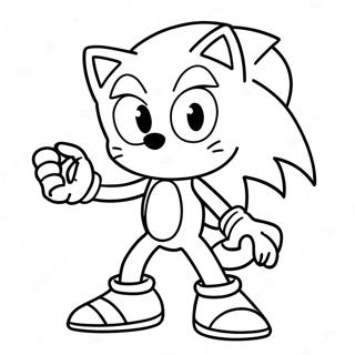 Pagina Para Colorir Do Sonic The Hedgehog 29627-26707