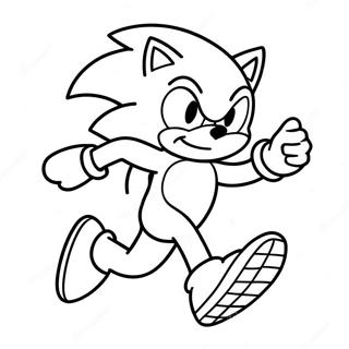 Pagina Para Colorir Do Sonic Rapido Correndo 29628-26709