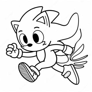 Pagina Para Colorir Do Sonic Rapido Correndo 29628-26710