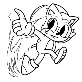 Pagina Para Colorir Do Sonic Rapido Correndo 29628-26712