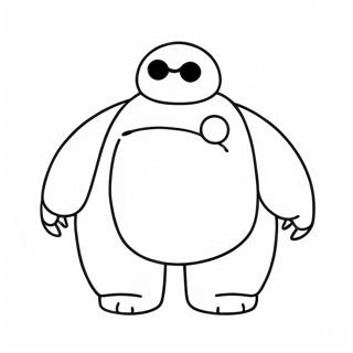 Baymax Páginas Para Colorir