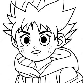 Pagina Para Colorir Do Killua 29697-26763