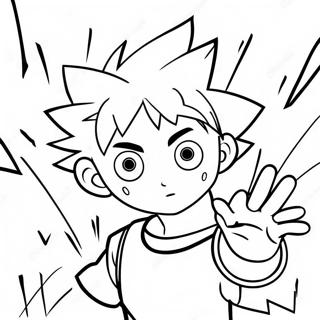 Pagina Para Colorir Do Killua Com Poderes De Raio 29698-26766