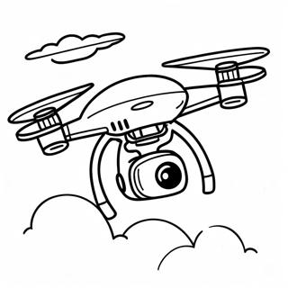 Pagina Para Colorir De Drone Voando No Ceu 29728-26791