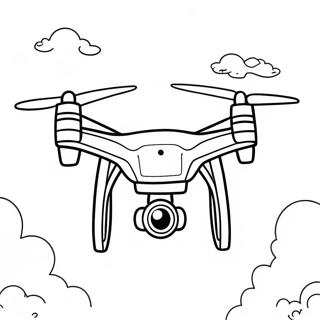 Pagina Para Colorir De Drone Voando No Ceu 29728-26792