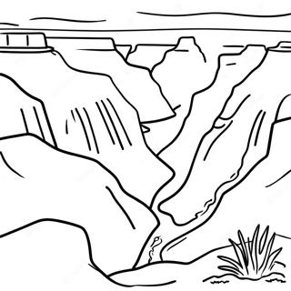 Pagina Para Colorir Da Vista Cenica Do Grand Canyon 29767-26818