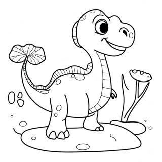 Pagina Para Colorir De Dinossauro Aquatico 29777-26826