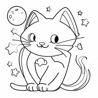 Pagina Para Colorir Do Gato Espacial 29797-26842