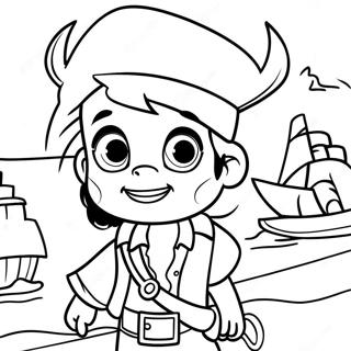 Pagina Para Colorir Da Aventura Do Jake E Os Piratas Da Terra Do Nunca 29818-26864