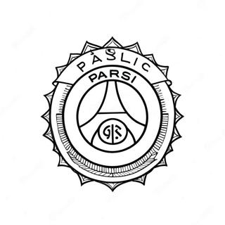 Pagina Para Colorir Do Logo Do Psg 29918-26932