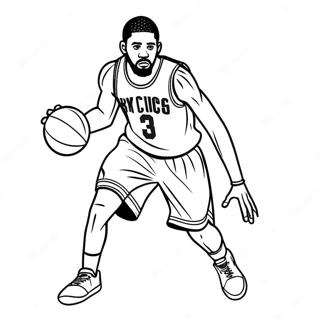 Pagina Para Colorir Do Kyrie Irving Driblando A Bola 29959-26965