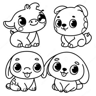 Pagina Para Colorir De Bebes Animais Adoraveis 30039-27029