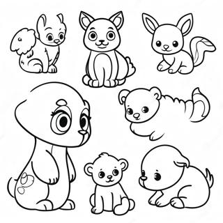 Pagina Para Colorir De Bebes Animais Adoraveis 30039-27032