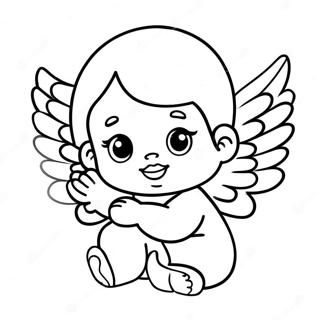 Pagina Para Colorir De Pequeno Anjo 30048-27034