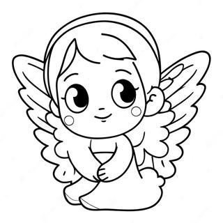 Pagina Para Colorir De Pequeno Anjo 30048-27035