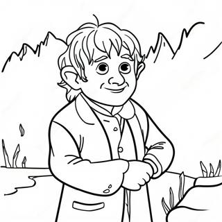 Pagina Para Colorir Da Aventura De Bilbo Bolseiro 30079-27061