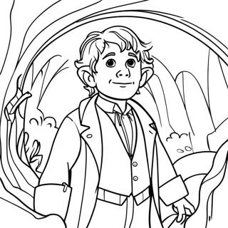 Pagina Para Colorir Da Aventura De Bilbo Bolseiro 30079-27062