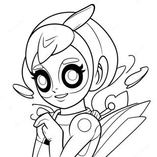 Super-Herói Kwami Miraculous Ladybug Páginas Para Colorir