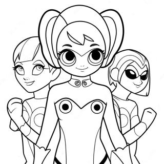 Pagina Para Colorir De Ladybug Miraculous Superhero 30128-27098