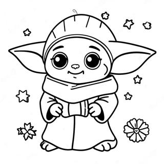 Pagina Para Colorir De Yoda Bebe Natalino 30138-27106