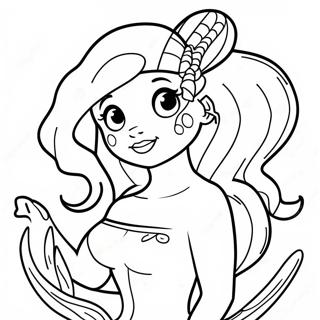 Pagina Para Colorir De Ariel Rebelde Com Tatuagens 30149-27120