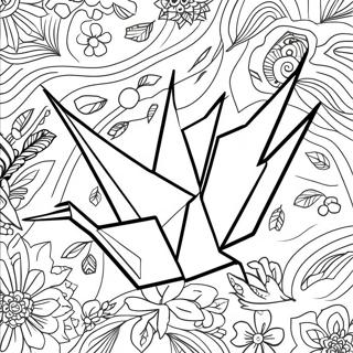 Pagina Para Colorir Do Origami De Garca 30258-27203