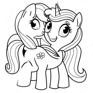 Pagina Para Colorir Dos Personagens Coloridos Do My Little Pony 30289-27229