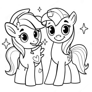 Pagina Para Colorir Dos Personagens Coloridos Do My Little Pony 30289-27231