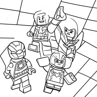 Pagina Para Colorir Dos Lego Avengers 3028-2452