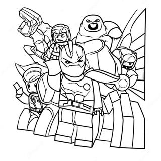 Pagina Para Colorir Dos Lego Avengers 3028-2475