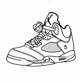 Pagina Para Colorir De Tenis Jordan 5 30348-27270