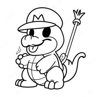 Pagina Para Colorir De Lemmy Koopa Com Varinha Magica 30369-27291