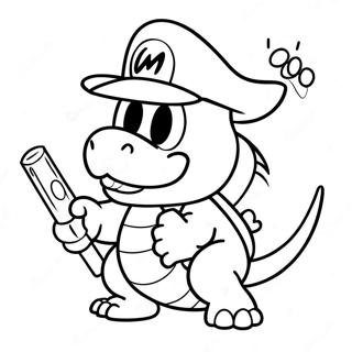 Pagina Para Colorir De Lemmy Koopa Com Varinha Magica 30369-27292