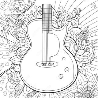 Pagina Para Colorir De Guitarra 3038-2459