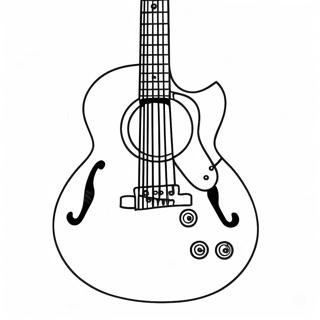 Pagina Para Colorir De Guitarra 3038-2483