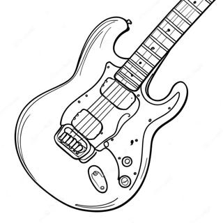 Pagina Para Colorir De Guitarra Eletrica Em Acao 3039-2462