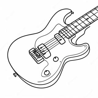 Pagina Para Colorir De Guitarra Eletrica Em Acao 3039-2463