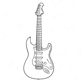 Pagina Para Colorir De Guitarra Eletrica Em Acao 3039-2464