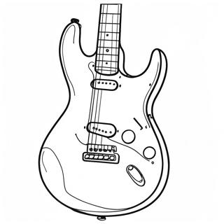 Pagina Para Colorir De Guitarra Eletrica Em Acao 3039-2486