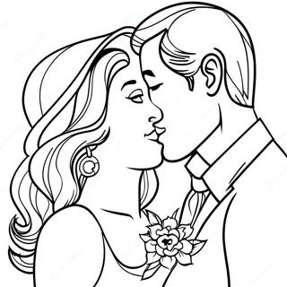 Pagina Para Colorir Do Casal Romantico 30429-27339