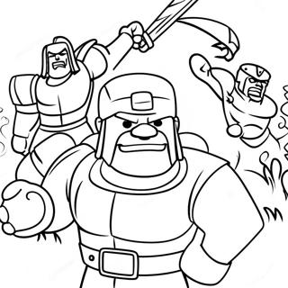 Pagina Para Colorir Do Clash Of Clans 30448-27351