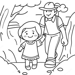 Pagina Para Colorir Do Pai E Da Filha Aventureiros 30629-27497