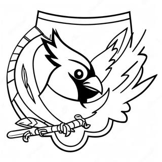 Pagina Para Colorir Do Logo Dos Arizona Cardinals 30658-27518