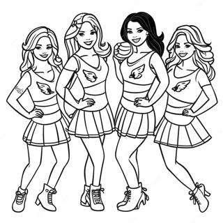 Pagina Para Colorir Das Cheerleaders Dos Arizona Cardinals 30659-27523